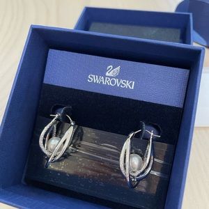 Unworn, new in original packaging, Swarovski Chrystal brand earrings